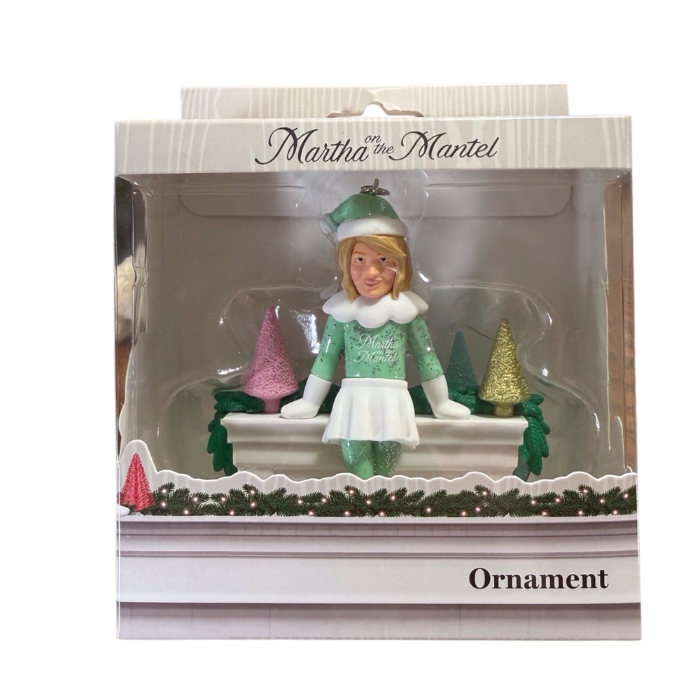 Martha Stewart Martha on the Mantle A Holiday Tradition Collectible Ornament NIB